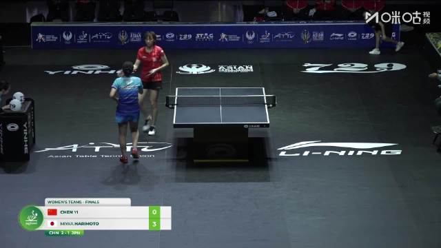 国乒女团决赛战平日本队,陈熠不敌张本美和